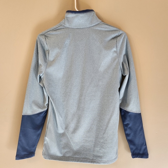 The North Face blue grey quarter zip pullover, women's small NWT - Picture 4 of 5
